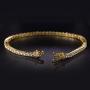 GEMSME 18K White Gold Plated Cubic Zirconia Classic Tennis Bracelet 7.5 Inch (Gold-Plated-Brass)