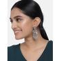 Aheli Bollywood Ethnic Oxidised Earrings Dangler Stylish Traditional Indian Fashion Jewelry for Women, Girls