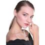 VIKI LYNN Tahitian Cultured Black Pearl Pendant Necklace 9-10mm Round Sterling Silver for Women