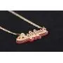 Personalized Custom Name Necklace Double Nameplate Acrylic board Made Any Name Dazzling and Stunning Personalized Custom Name Necklace Double Nameplate Acrylic board Made Any Name Dazzling and Stunning