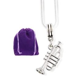 Trumpet Jewelry | Trumpet Charm on a Trumpet Necklace for Women These are Great Trumpet Gifts for Women and Trumpet Jewelry for Men A Nice His and Her Music Necklace for a Friend or Relative
