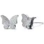 Lenias Stainless Steel Butterfly Pendant Necklace and Tassel Stud Earrings for Women Girls Rose Gold Silver Cute Charm Fashion Animal Jewelry Gifts Lenias Stainless Steel Butterfly Pendant Necklace and Tassel Stud Earrings for Women Girls Rose Gold Silver Cute Charm Fashion Animal Jewelry Gifts