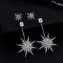 Starburst CZ Dangle Drop Earrings for Women Girls Sensitive Ear S925 Sterling Silver Stud Post Pin Fashion Lucky Star Dangling Hanging Earring Jewelry Hypoallergenic Gifts Bff Starburst CZ Dangle Drop Earrings for Women Girls Sensitive Ear S925 Sterling Silver Stud Post Pin Fashion Lucky Star Dangling Hanging Earring Jewelry Hypoallergenic Gifts Bff