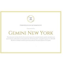 6x4MM Oval Genuine Gemstone Infinity Bracelet in Rhodium-plated Sterling Silver, 7''| Bracelets for Women