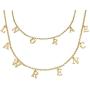 MyNameNecklace Personalized Choker Necklace Hanging Name Initial Letters-Custom Made Christmas Jewelry Gift