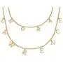 MyNameNecklace Personalized Choker Necklace Hanging Name Initial Letters-Custom Made Christmas Jewelry Gift