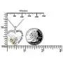 Sterling Silver Forever Love Cute Animal Love Heart Necklace Ring Earrings for Women Graduation Gift
