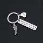 Gzrlyf Memorial Keychain God Has You in His Arm I Have You in My Heart Sympathy Gifts for Loss of Loved One