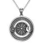 SILVER MOUNTAIN S925 Sterling Silver Sun Crescent Moon Star Celestial Jewelry Pendant Necklace for Women Girls Birthday Gift, 18 Inch
