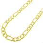 18K Gold Plated Sterling Silver Figaro Link 925 Necklace Chains 3MM - 8.5MM, 16'' - 30'', Gold Chain Necklace for Men & Women, Made In Italy, Next Level Jewelry