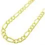 18K Gold Plated Sterling Silver Figaro Link 925 Necklace Chains 3MM - 8.5MM, 16'' - 30'', Gold Chain Necklace for Men & Women, Made In Italy, Next Level Jewelry 18K Gold Plated Sterling Silver Figaro Link 925 Necklace Chains 3MM - 8.5MM, 16'' - 30'', Gold Chain Necklace for Men & Women, Made In Italy, Next Level Jewelry