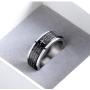 Bible Verse Christian Lords Prayer Ring for Men, Religious Cross Ring, Spinner Ring, Amulet Ring, Stainless Steel Ring, Baptism Christian Jewelry Gift for Men Boys
