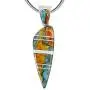 Spiny Turquoise Pendant Necklace in Sterling Silver 925 (Select Style) Spiny Turquoise Pendant Necklace in Sterling Silver 925 (Select Style)