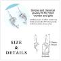 Sterling Silver Cat Earrings,Dolphin Earrings,Fishbone Earrings,Hippocampus Earrings for Women