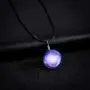 ZM168 Glass Pendant Necklace Starry Sky Jewellery Earth Fantasy Cosmic Element Jewelry