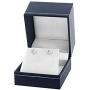 Freshwater Cultured Pearl Earrings for Women White Button Studs with 925 Sterling Silver - THE PEARL SOURCE