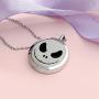 Azneck Jack Skull Necklace For Women The Nightmare Before Christmas Oil Diffuser Jewelry Necklace Locket Best Gifts for Men Girls Boys