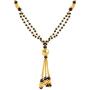 Efulgenz Indian Bollywood Traditional Gold Plated Ruby Emerald/Color CZ Stone Mangalsutra Pendant Necklace Jewelry with Chain for Women
