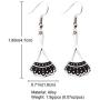 RBG Dissent Collar Earrings for Women Sterling Silver Dangle Drop Charms Jewelry Gifts for Fans of Ruth Bader Ginsburg
