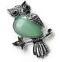 Top Plaza Owl Necklaces Healing Crystal Stone Pendant Reiki Spiritual Energy Gemstone Quartz Necklace Birthday for Women Men