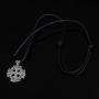 Dawapara Ancient Celtic Cross Knotwork Hammer Pendant Irish Necklace Jewelry for Mens