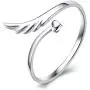 I love you 3000 Knuckle Rings,Toe Rings,925 Stering Silver Open Adjustable Ring Fashion Jewelry Charms Birthday Gifts for Teens Girl/Boys/Women/Men/Bridesmaid