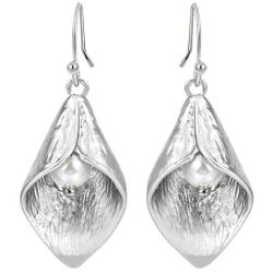 MIXIA Charm Calla Lily Flower Drop Damgle Earrings for Party Women Girls Jewelry Accessories
