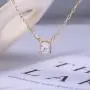 Howoo 14K Gold Plated Dainty Necklaces and Stud Earrings Set Cubic Zirconia Pendant Necklace Gold Earrings for Women Girls Gift Howoo 14K Gold Plated Dainty Necklaces and Stud Earrings Set Cubic Zirconia Pendant Necklace Gold Earrings for Women Girls Gift