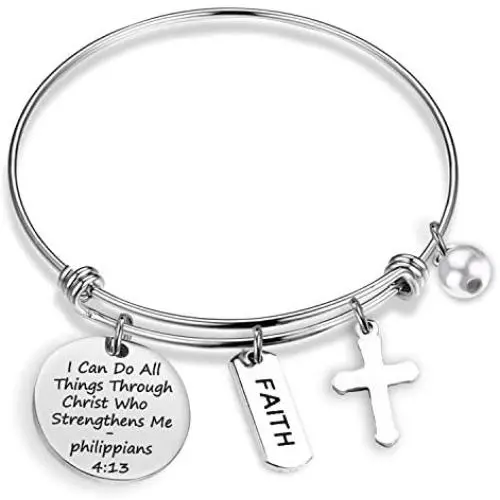 Christian Bracelet I Can Do All Things Through Christ Who Strengthens Me Philippians Gifts Religious Jewelry Bible Verse Bracelet Religious Bracelet for Women (do all things BR) Christian Bracelet I Can Do All Things Through Christ Who Strengthens Me Philippians Gifts Religious Jewelry Bible Verse Bracelet Religious Bracelet for Women (do all things BR)