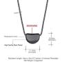 U7 Womens Tiny Heart Necklace Stainless Steel Link Chain 3D Vivid Love Hearts Pendant for Girls Lover, Customizable
