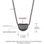 U7 Womens Tiny Heart Necklace Stainless Steel Link Chain 3D Vivid Love Hearts Pendant for Girls Lover, Customizable