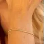 Lifetime Jewelry 1mm Rope Chain Bracelet for Women & Men 24k Real Gold Plated Lifetime Jewelry 1mm Rope Chain Bracelet for Women & Men 24k Real Gold Plated
