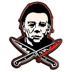 CENWA Halloween Jewelry Halloween Brooch Pin Halloween Movie Inspired Brooch Pin Horror Movie Fans Gift