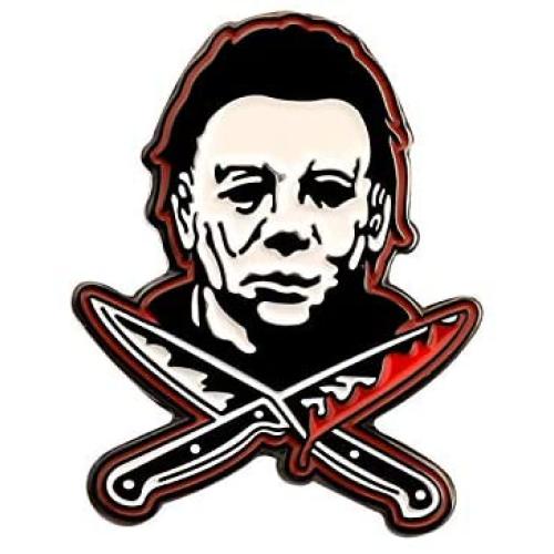 CENWA Halloween Jewelry Halloween Brooch Pin Halloween Movie Inspired Brooch Pin Horror Movie Fans Gift