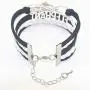 HHHbeauty Elephant Bracelet Jewelry Infinity Love Elephant Gifts Elephant BFF Jewelry Bracelet Gifts for Women, Girls, Men, Boys, Elephant Lovers, Mom Elephant Gifts