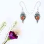 Shop LC 925 Sterling Silver Western Turquoise Dangle Drop Earrings for Women Mothers Day Gifts Southwest Prom Jewelry 3.5/1.8 Cttw