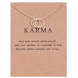 SK Angel Message Card Good Luck Friendship Pendant Necklace Mothers Day Pendant Chain Birthday Necklace with Gift
