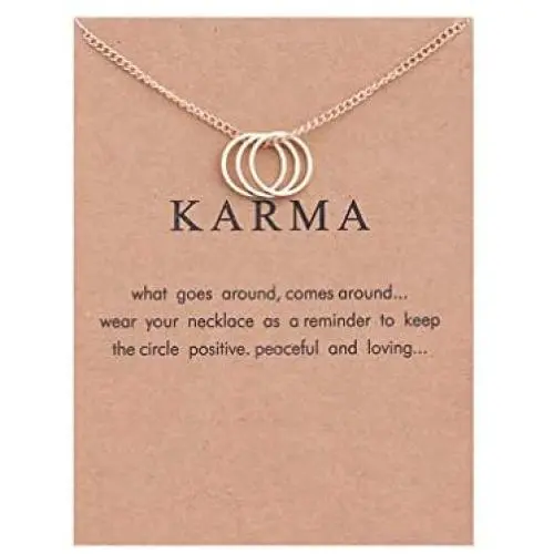 SK Angel Message Card Good Luck Friendship Pendant Necklace Mothers Day Pendant Chain Birthday Necklace with Gift