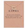 SK Angel Message Card Good Luck Friendship Pendant Necklace Mothers Day Pendant Chain Birthday Necklace with Gift