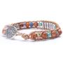 MOFRGO Handmade Wrap Bracelets for Women Healing Ethnic Sandalwood Stones Boho Jewelry