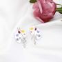 SEIRAA Artsy Paint Palette Earring for Art Teacher Painting Lovers Paint Brush Artist Jewelry