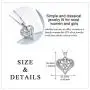 Angel caller Horse Necklace Sterling Silver Celtic Knot Love Heart Horse Head Pendant Necklace Jewelry Gifts for Women Girls, 18'' Angel caller Horse Necklace Sterling Silver Celtic Knot Love Heart Horse Head Pendant Necklace Jewelry Gifts for Women Girls, 18''