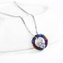 JUSTKIDSTOY Pig Necklace Jewelry 925 Sterling Silver Cute Animal Pendant Necklace with Crystal Gift for Women Girl Birthday