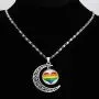 BEKECH Gay Pride Rainbow Necklace Crescent Moon Charm Rainbow Pendant Necklace Gay & Lesbian LGBT Pride Gifts Rainbow Jewelry LGBT Jewelry Lesbian Gift BEKECH Gay Pride Rainbow Necklace Crescent Moon Charm Rainbow Pendant Necklace Gay & Lesbian LGBT Pride Gifts Rainbow Jewelry LGBT Jewelry Lesbian Gift