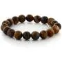 Gem Stone King 10mm Tiger Eye Brown Color Cross Cut Bead Necklace Bracelet and Earrings Set Gem Stone King 10mm Tiger Eye Brown Color Cross Cut Bead Necklace Bracelet and Earrings Set