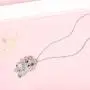 Bolelis Color Kitty Cat Necklace - 925 Sterling Silver Cute Cat Pendant Necklaces for Christmas Jewelry Gift for Little Girls Cat Lover Daughter