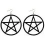 Acrylic Hollow Star Hoop Dangle Earrings for Women Girl 80s Acrylic Black Star Earrings Jewelry for Party Gifts Acrylic Hollow Star Hoop Dangle Earrings for Women Girl 80s Acrylic Black Star Earrings Jewelry for Party Gifts