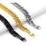 Richsteel Chunky Wide Cuban Curb Chain Necklace for Men Stainless Steel Jewelry 13MM 30 Inches