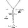 epiphaneia Mens Stainless Steel Cross Necklace''Man Of God'' 1 Timothy 6:11. Mens Jewelry Cross Necklaces Christian Religious Gifts Christians for Men - Birthday gift for Dad, Fathers Day, Christmas
