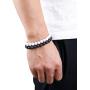 FUNRUN JEWELRY 6PCS Bead Bracelets for Men Women Natural Stone Mala Bracelet